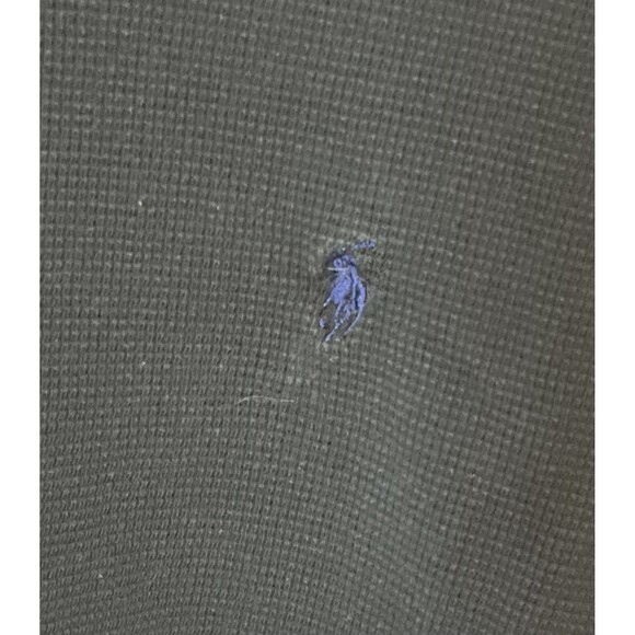 Polo Ralph Lauren Sleepwear Mens XXL Black Long Sleeve Waffle Knit Thermal Shirt - Picture 4 of 5